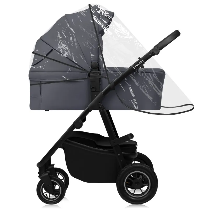 Коляска 3 в 1 Lionelo Amber Plus Grey Graphite