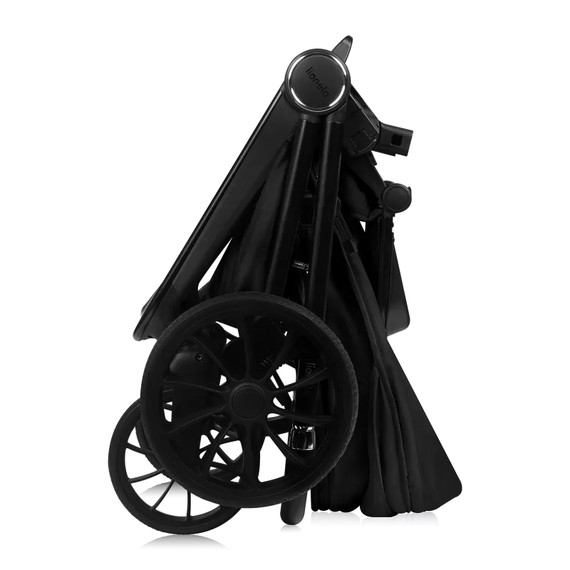 Коляска 3 в 1 Lionelo Mika Plus Black Onyx