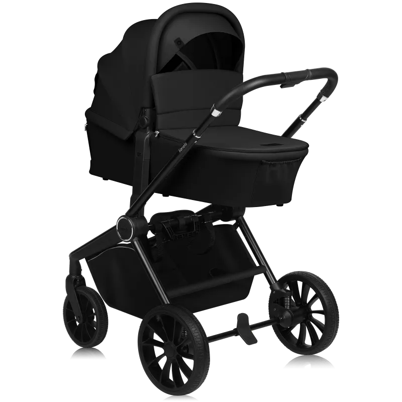 Коляска 3 в 1 Lionelo Mika Plus Black Onyx