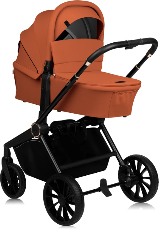 Коляска 3 в 1 Lionelo Mika Plus Brown Rust