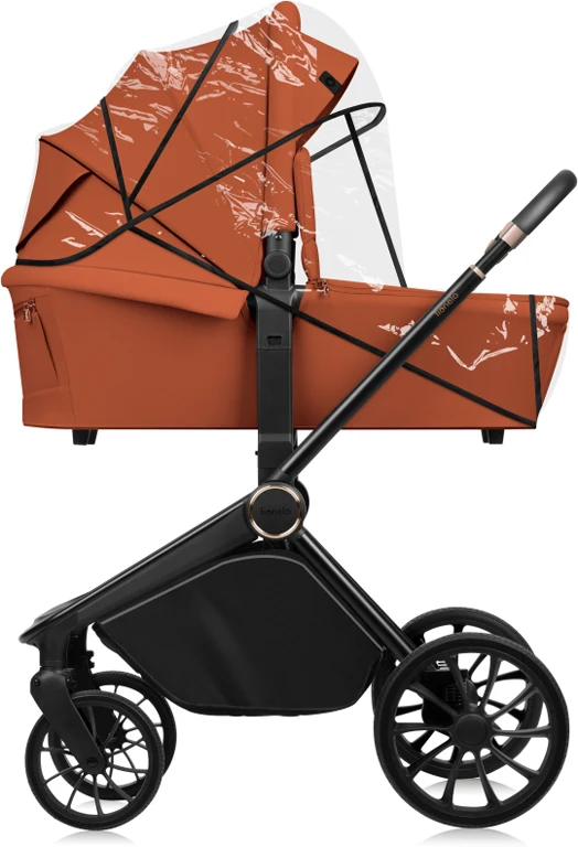 Коляска 3 в 1 Lionelo Mika Plus Brown Rust