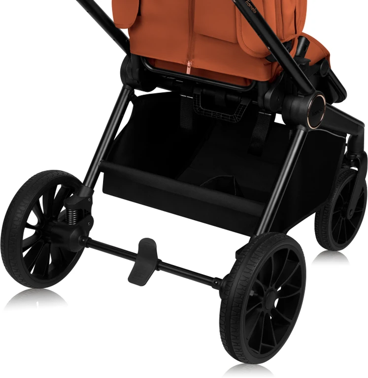 Коляска 3 в 1 Lionelo Mika Plus Brown Rust