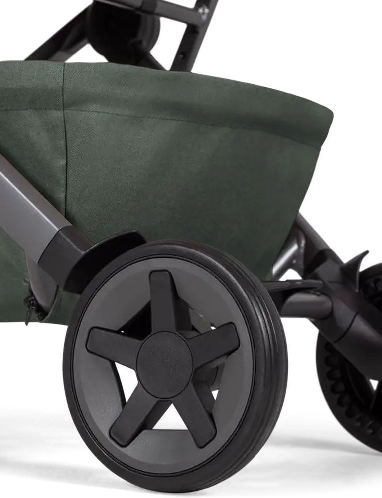 Прогулянкова коляска Joolz Aer2 Forest green з бампером та підсклянником