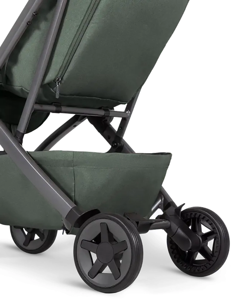 Прогулянкова коляска Joolz Aer2 Forest green з бампером та підсклянником