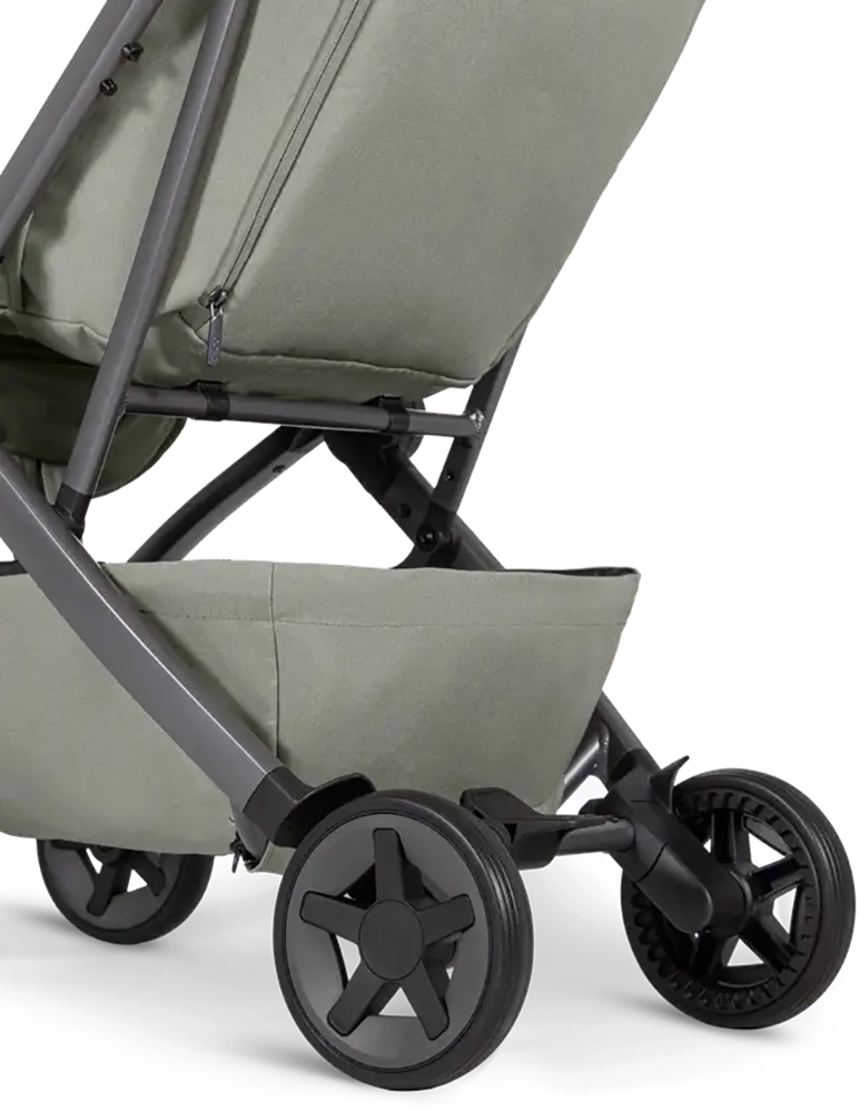 Прогулянкова коляска Joolz Aer2 Sage green з бампером та підсклянником