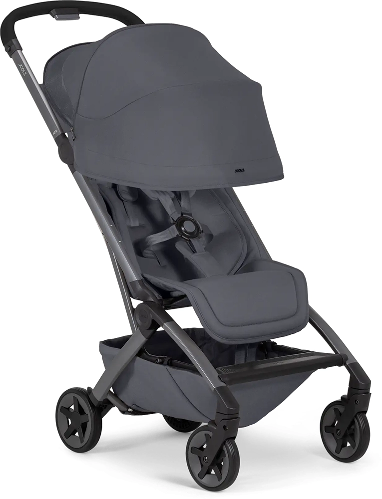 Прогулянкова коляска Joolz Aer2 Stone grey з бампером та підсклянником