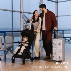 Прогулянкова коляска Kinderkraft Pilot 2 Midnight Black