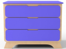 Комод з пеленальним столиком IndigoWood Nova wood / indigo