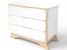 Комод з пеленальним столиком IndigoWood Nova wood / white