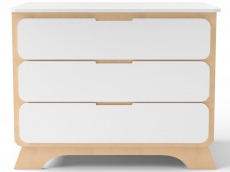 Комод з пеленальним столиком IndigoWood Nova wood / white