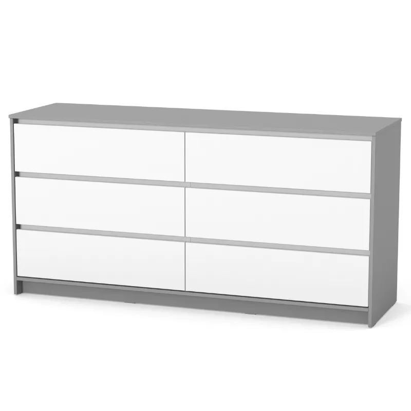 Комод Верес Берн 1750 бело-графитовый