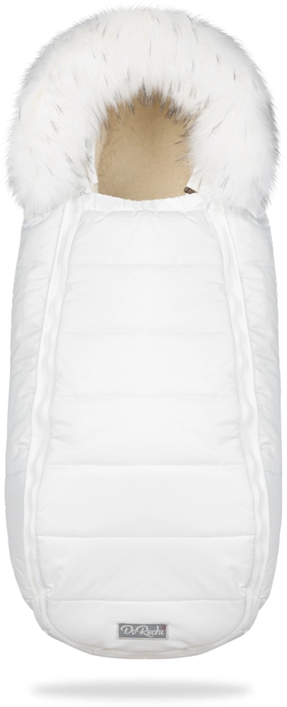Детский конверт на овчине ДоРечі Baby XS белый, (-20°C)