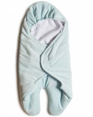 Конверт - объятия Twins велюр 9011-TO-401, light blue, светло голубой