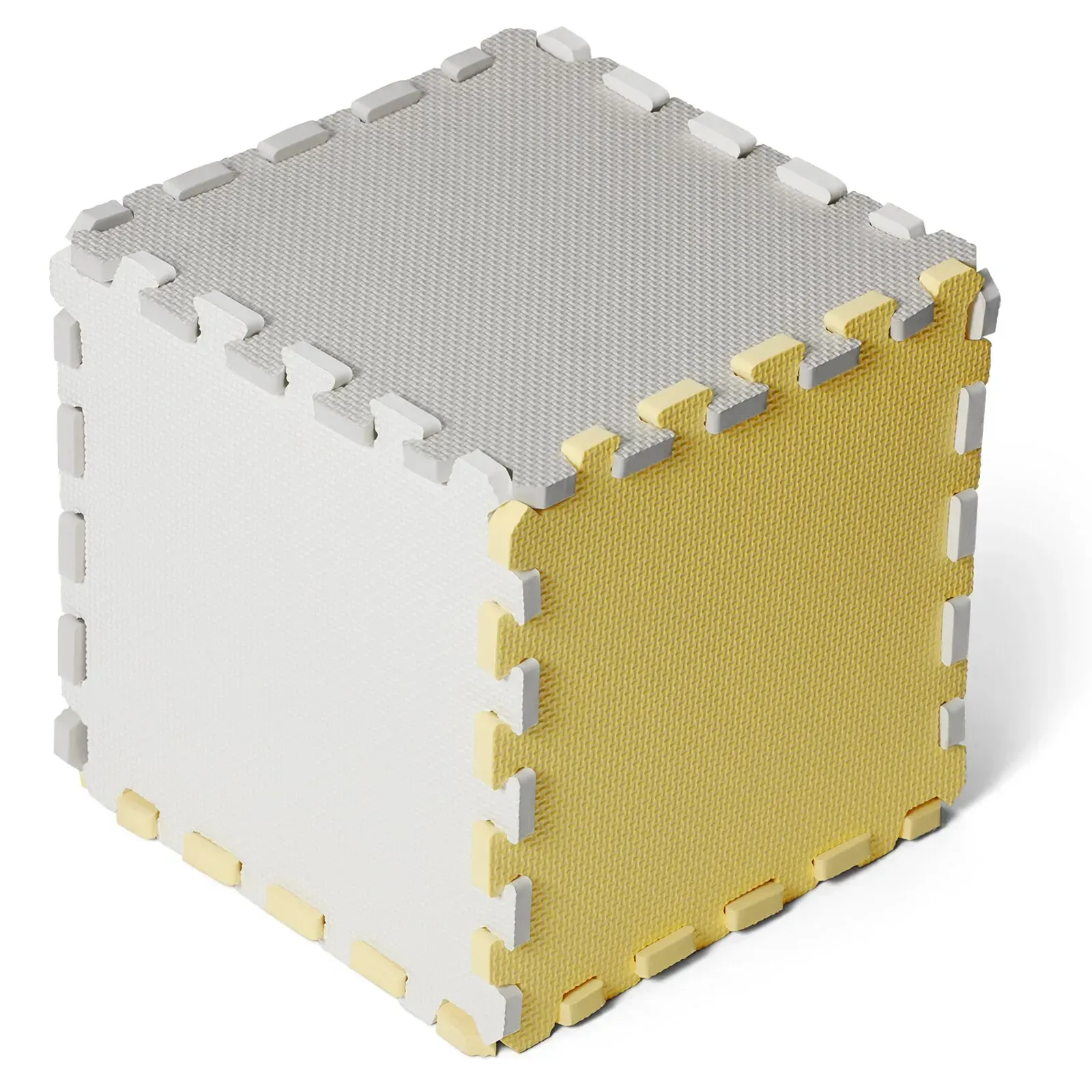 Коврик-пазл Kinderkraft Luno Yellow, 30 элементов