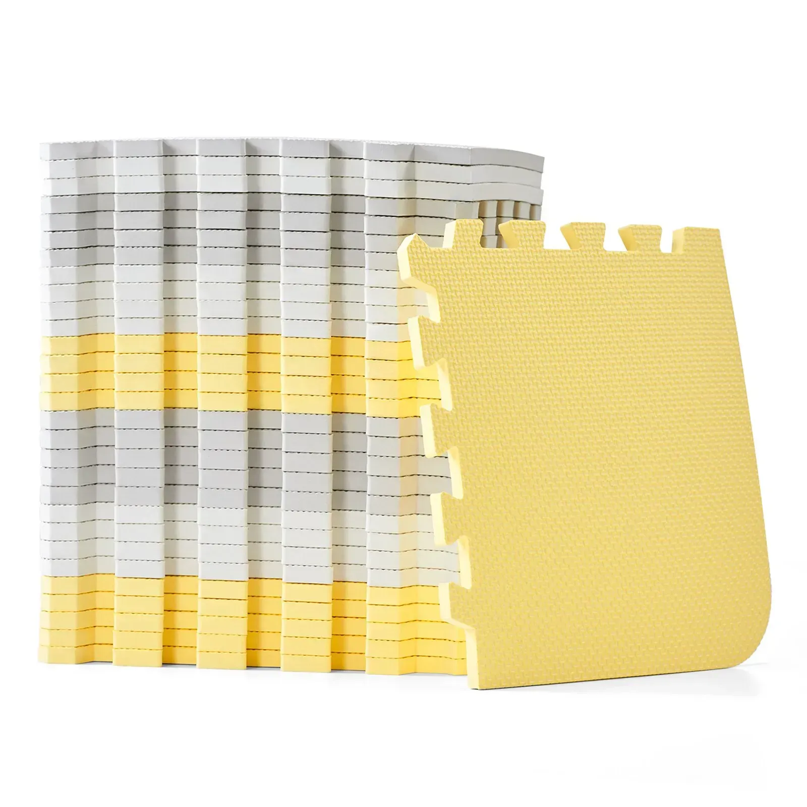 Коврик-пазл Kinderkraft Luno Yellow, 30 элементов