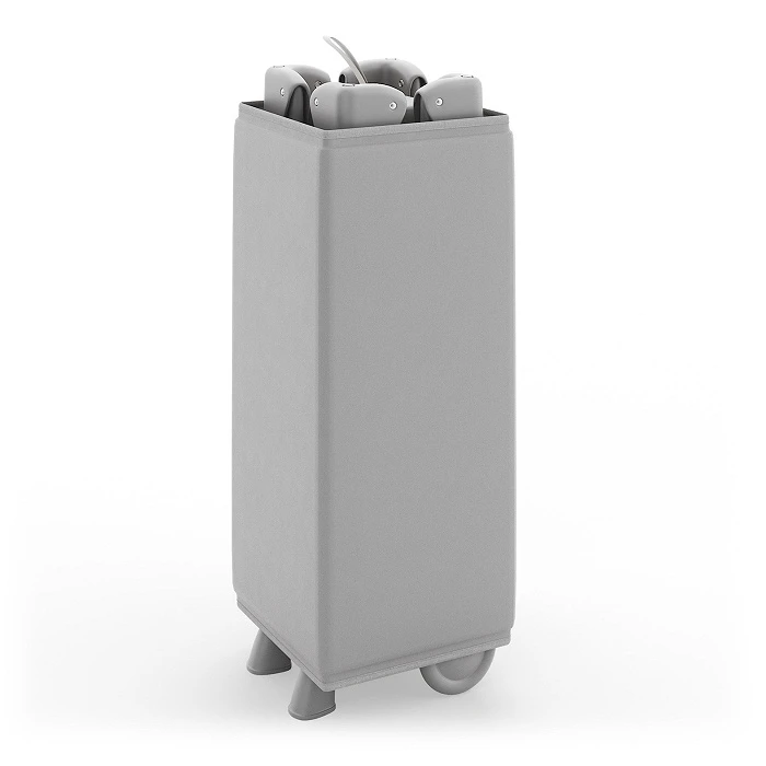 Ліжко-манеж із пеленатором Kinderkraft Leody Up Grey