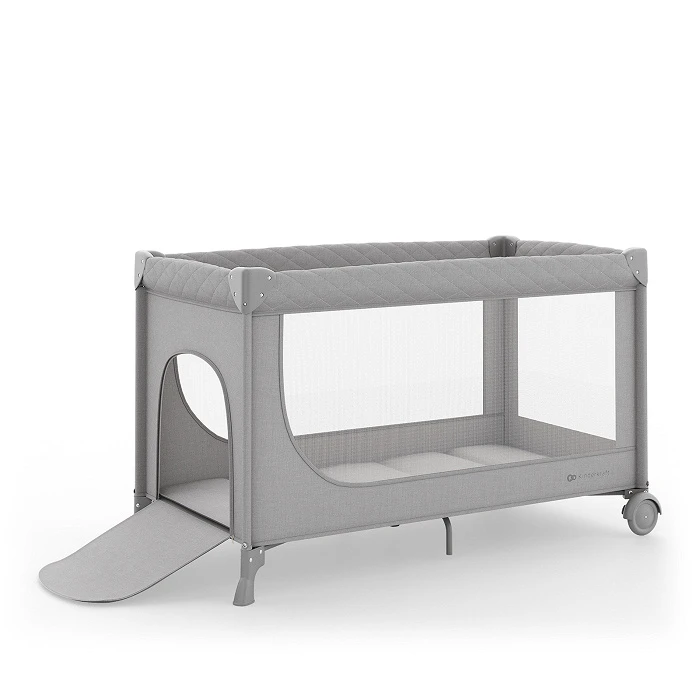 Ліжко-манеж із пеленатором Kinderkraft Leody Up Grey