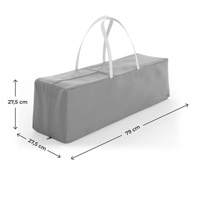 Ліжко-манеж із пеленатором Kinderkraft Leody Up Grey