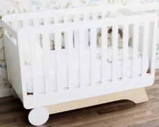 Дитяче ліжко IndigoWood Nova wood / white