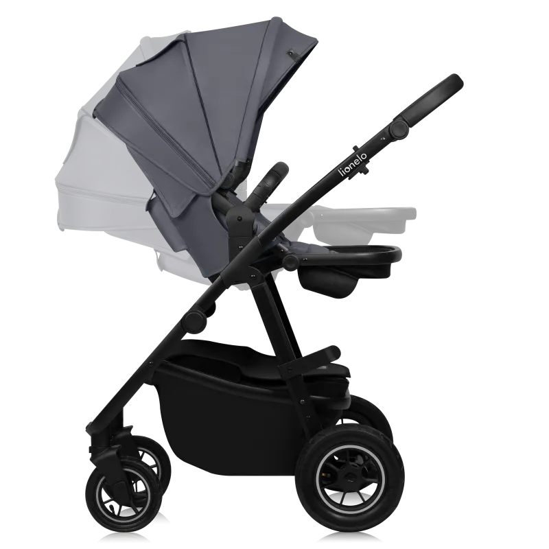 Коляска 2 в 1 Lionelo Amber Plus Grey Graphite