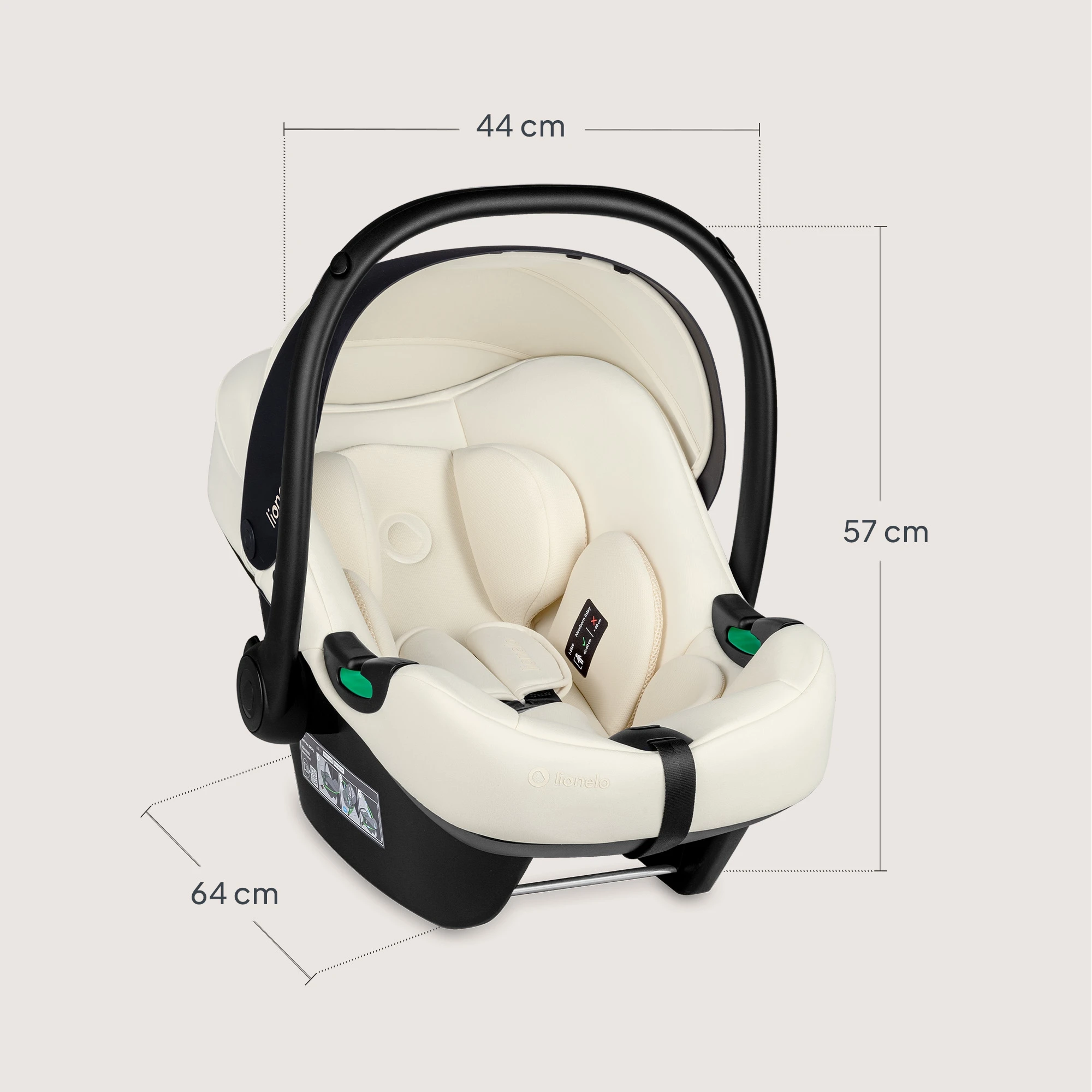 Автокрісло Lionelo Astrid i-Size Beige Cream