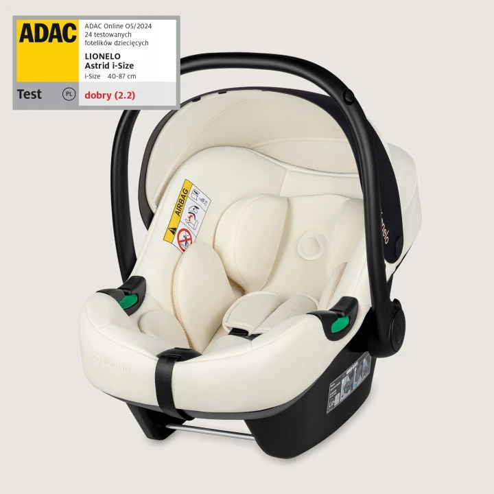 Автокрісло Lionelo Astrid i-Size Beige Cream