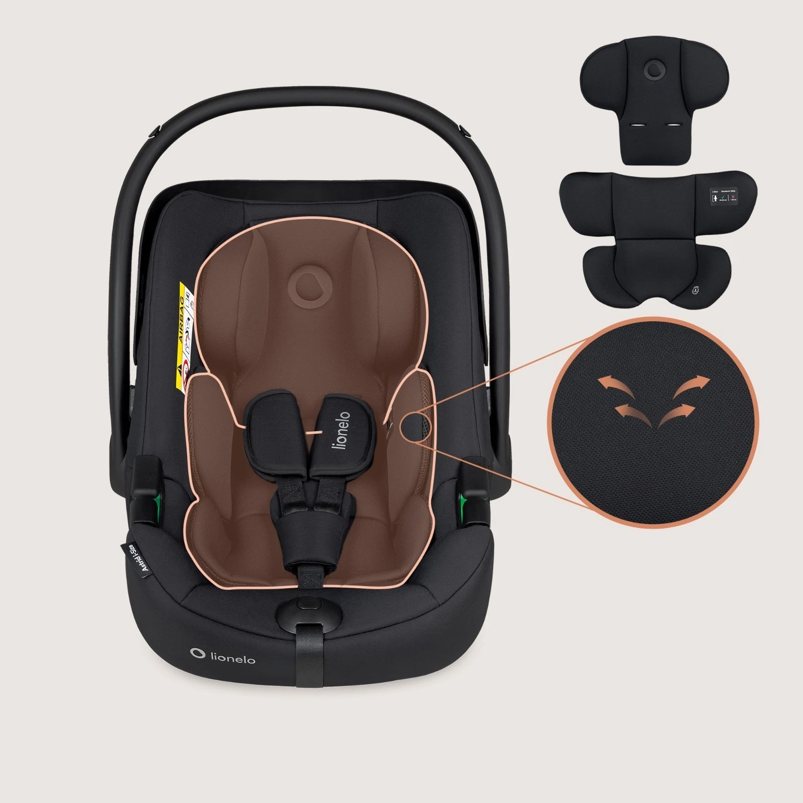 Автокрісло Lionelo Astrid i-Size BLACK ONYX
