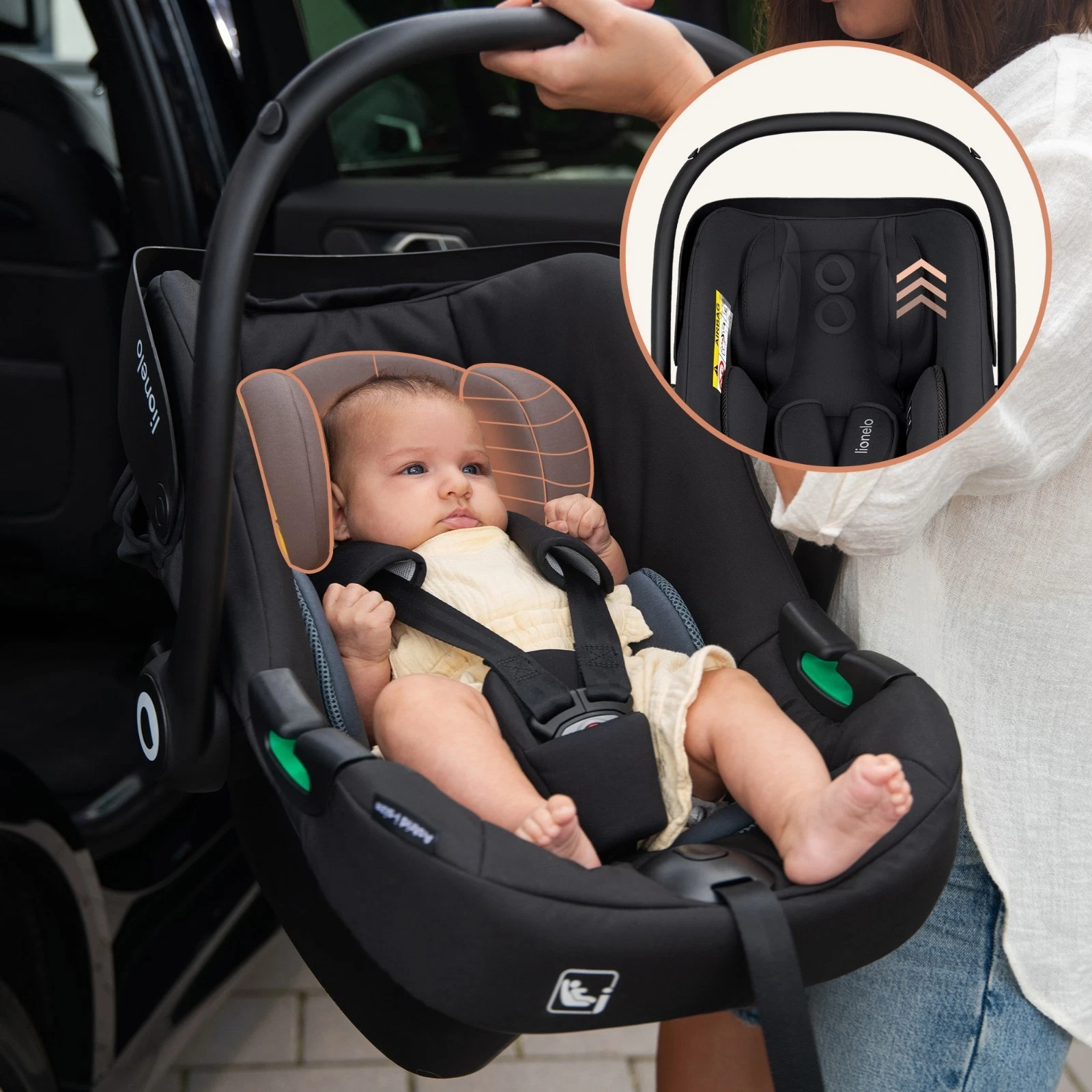 Автокрісло Lionelo Astrid i-Size BLACK ONYX