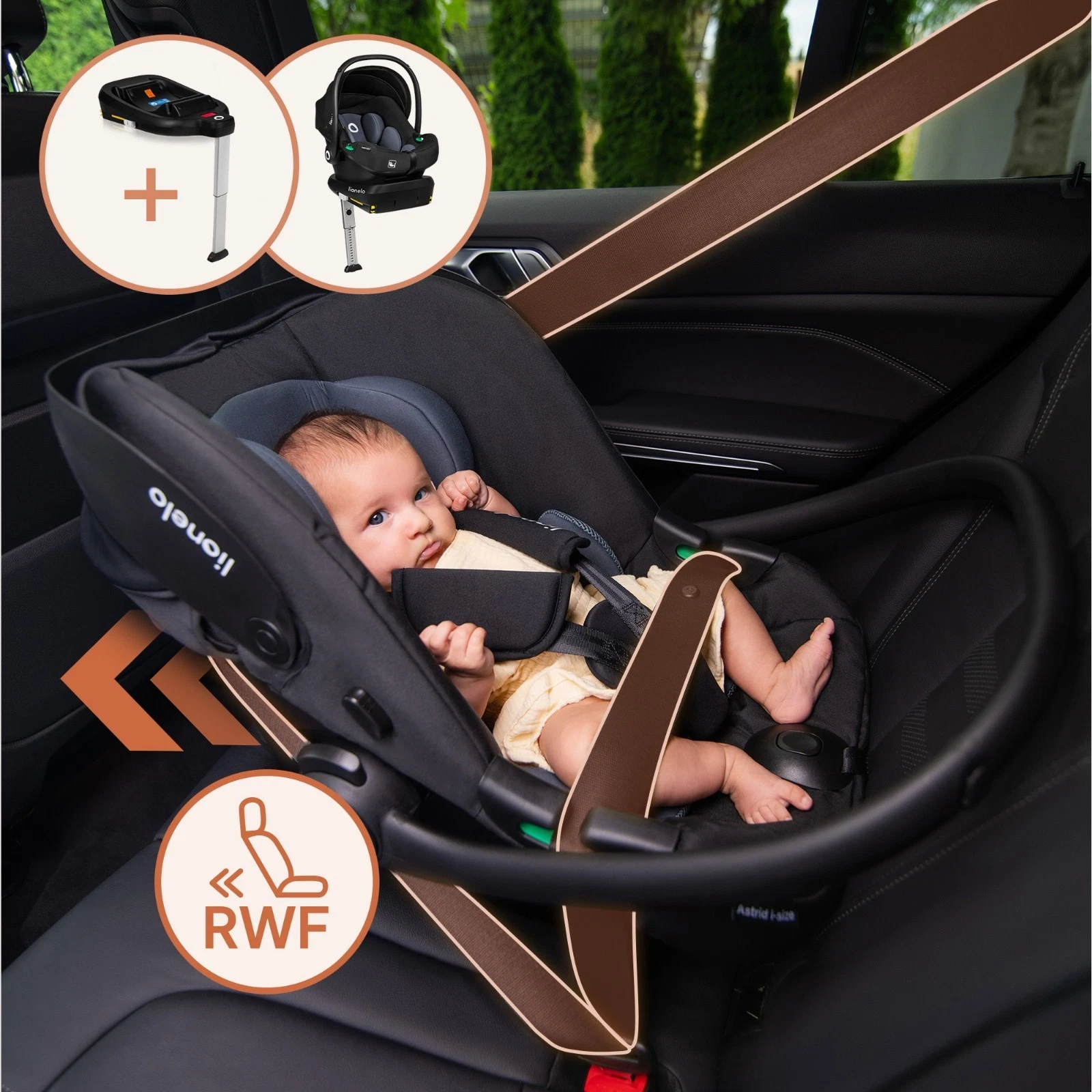 Автокрісло Lionelo Astrid i-Size BLACK ONYX