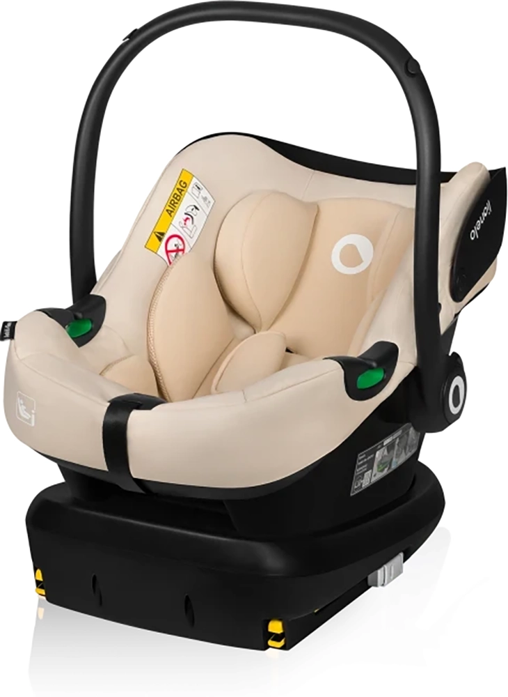 База з автокріслом Lionelo Astrid i-Size Set Beige Sand