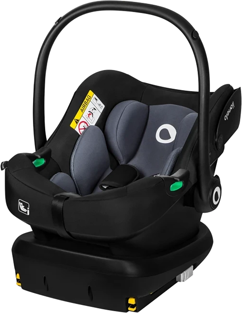 База з автокріслом Lionelo Astrid i-Size Set Black Grey