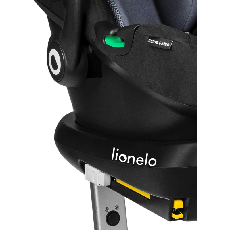 База з автокріслом Lionelo Astrid i-Size Set Black Grey