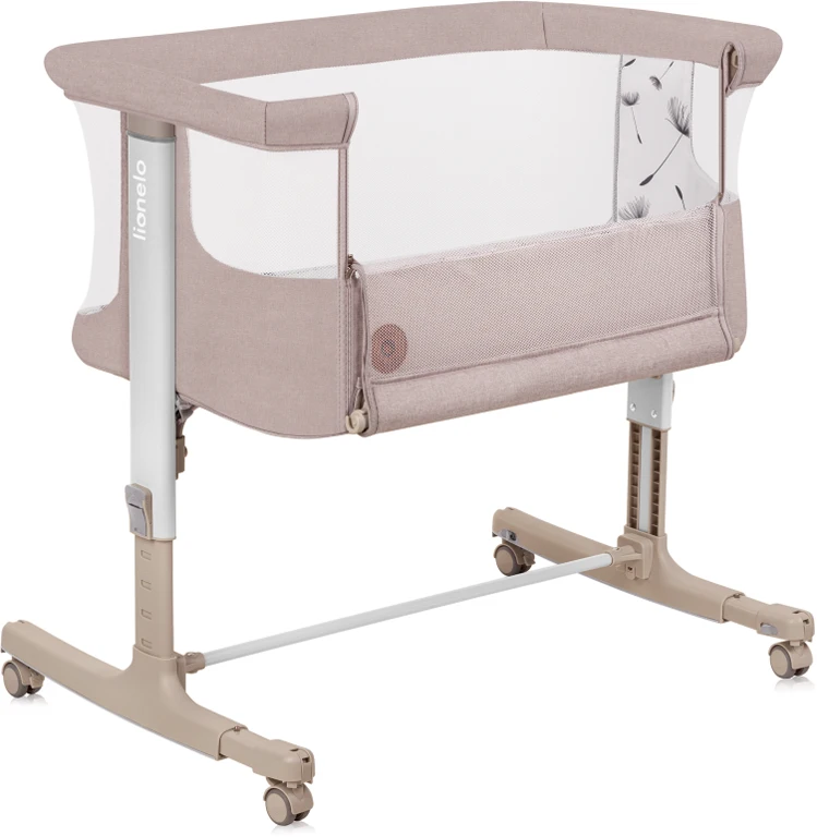 Приставне ліжечко 3 в 1 Lionelo Aurora Beige Cappuccino