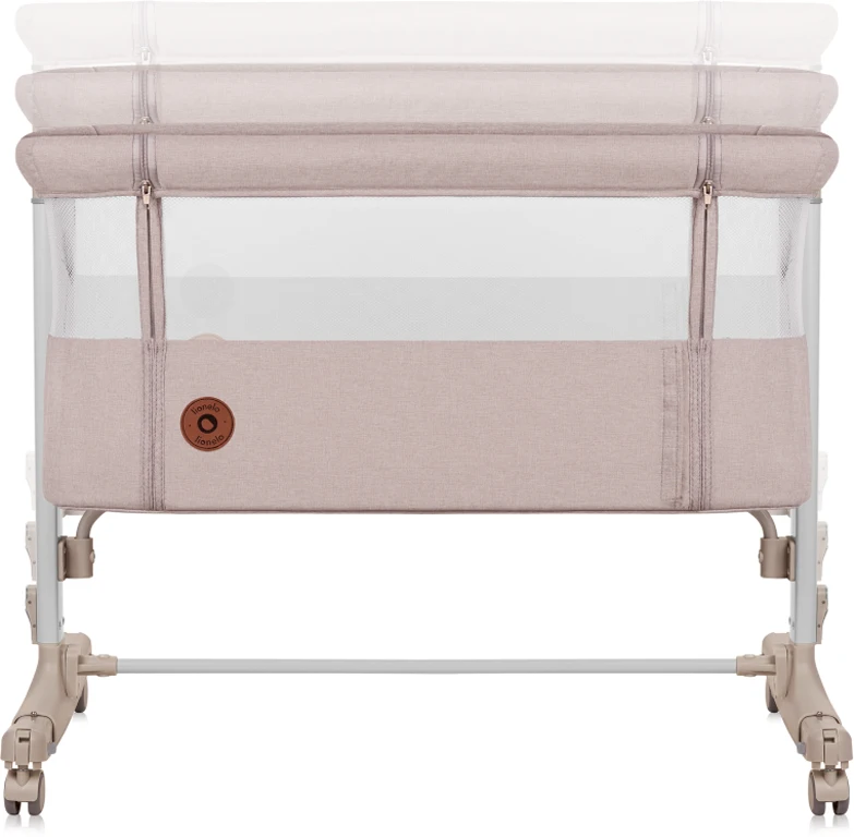 Приставне ліжечко 3 в 1 Lionelo Aurora Beige Cappuccino
