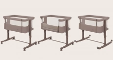 Приставне ліжечко 3 в 1 Lionelo Aurora Beige Taupe