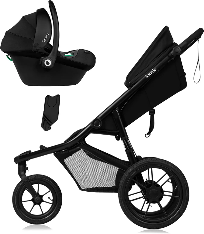 Прогулянкова коляска Lionelo Azura Black Onyx
