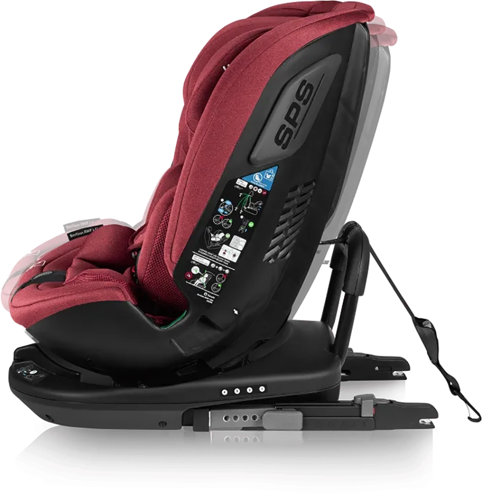 Автокрісло Lionelo Bastiaan RWF i-Size RED BURGUNDY