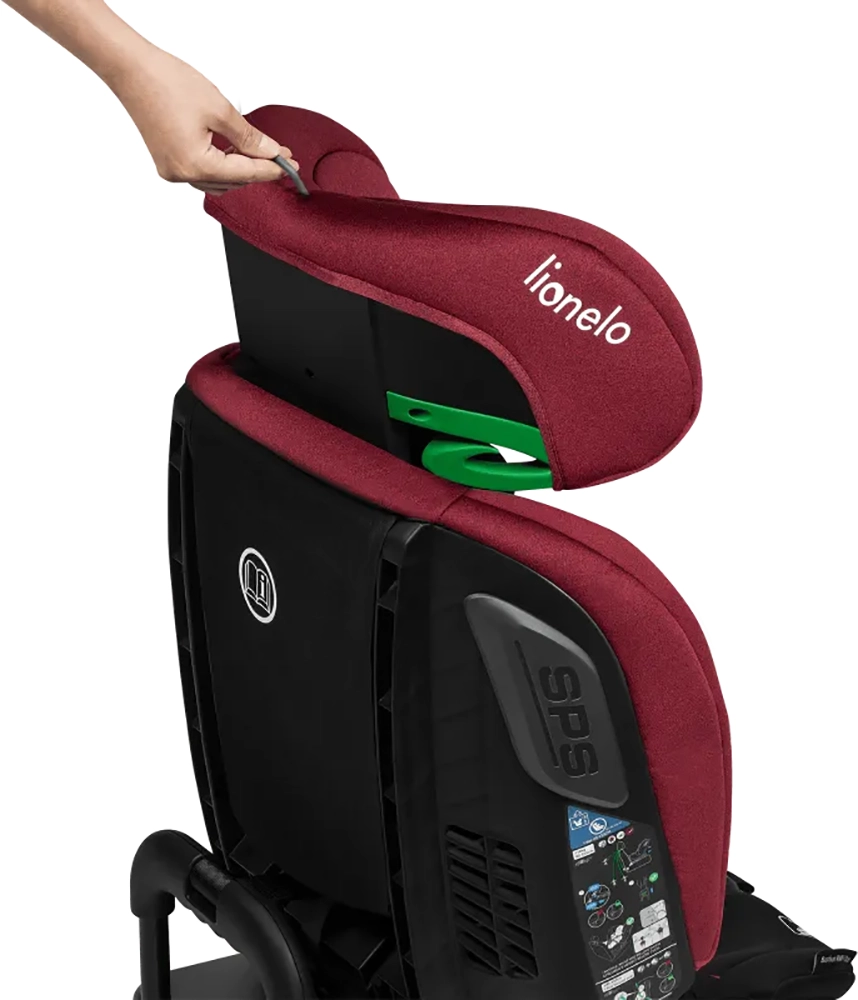 Автокрісло Lionelo Bastiaan RWF i-Size RED BURGUNDY