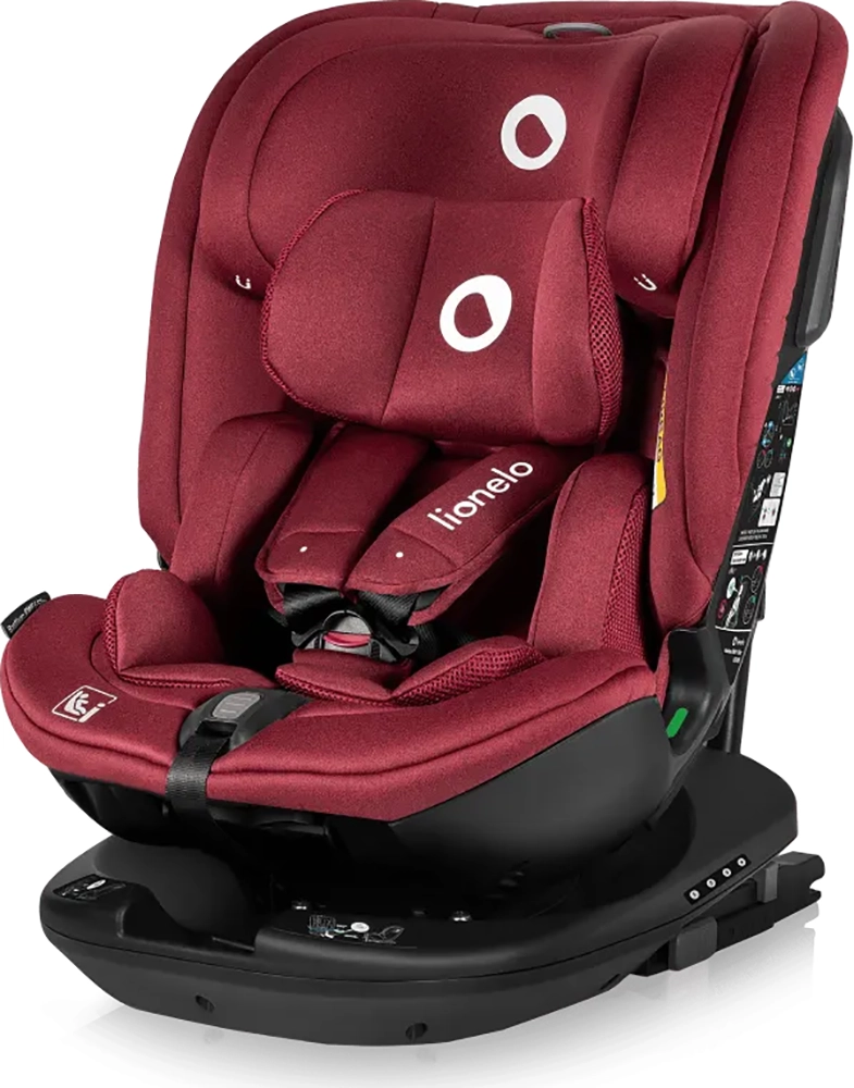 Автокресло Lionelo Bastiaan RWF i-Size RED BURGUNDY