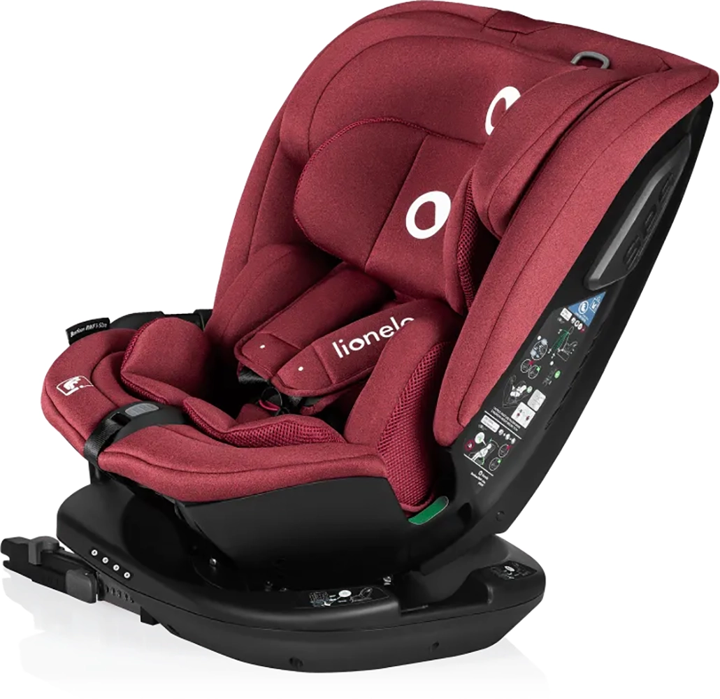 Автокрісло Lionelo Bastiaan RWF i-Size RED BURGUNDY