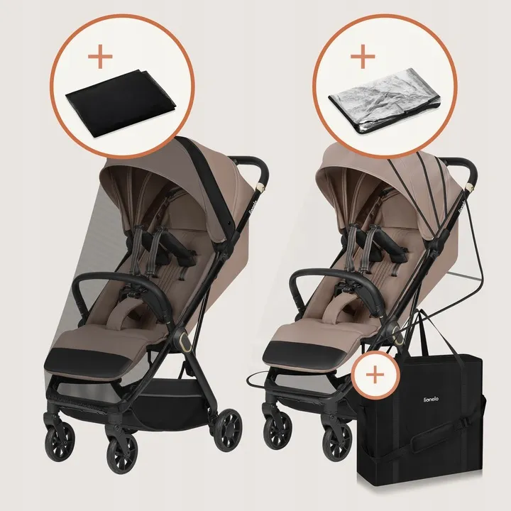 Коляска прогулянка Lionelo Bess Grey Stone