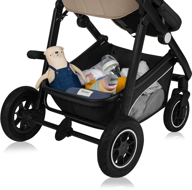 Коляска дитяча 3 в 1 Lionelo Bianka Beige Sand