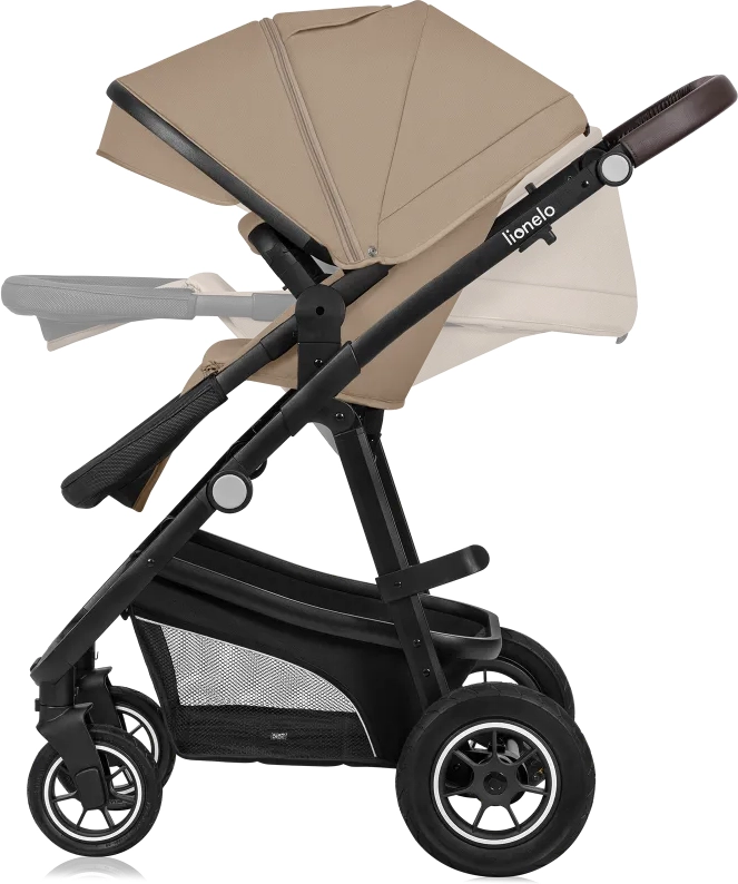 Коляска дитяча 3 в 1 Lionelo Bianka Beige Sand