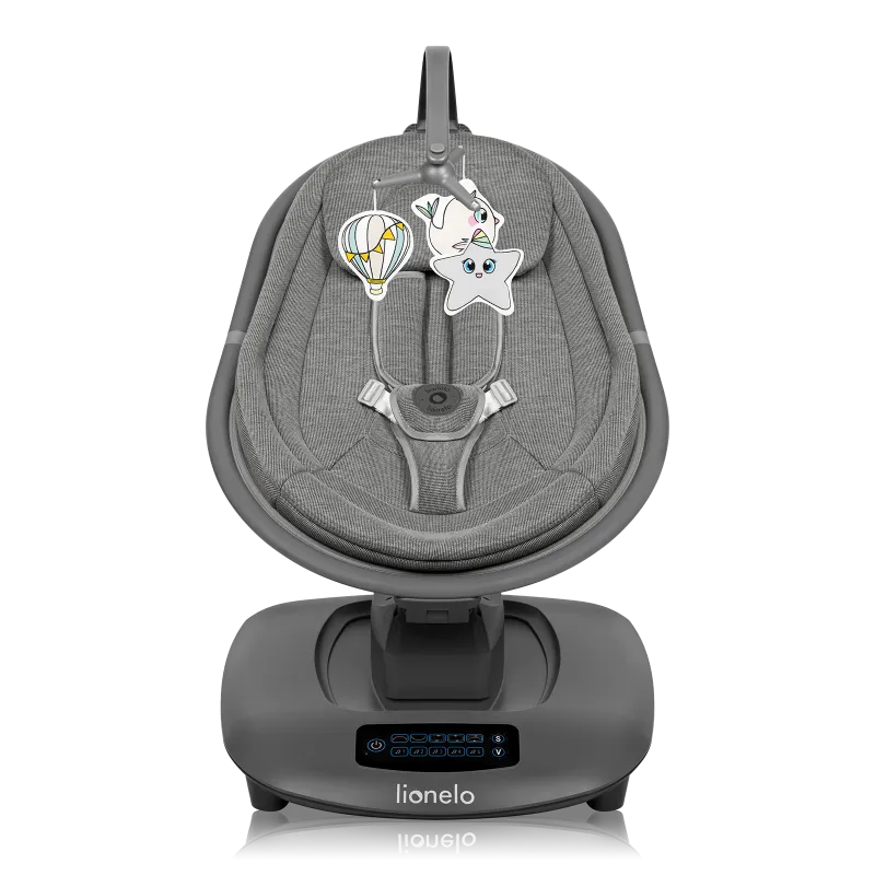 Дитячі електрокачелі Lionelo Blossom Grey Concrete