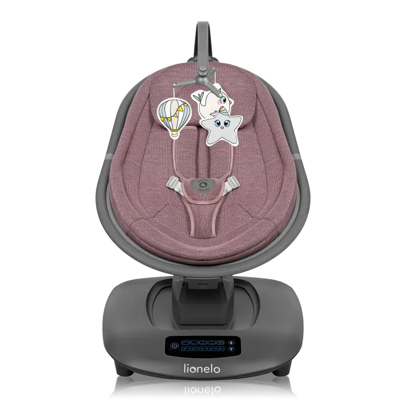 Дитячі електрокачелі Lionelo Blossom Pink Mauve