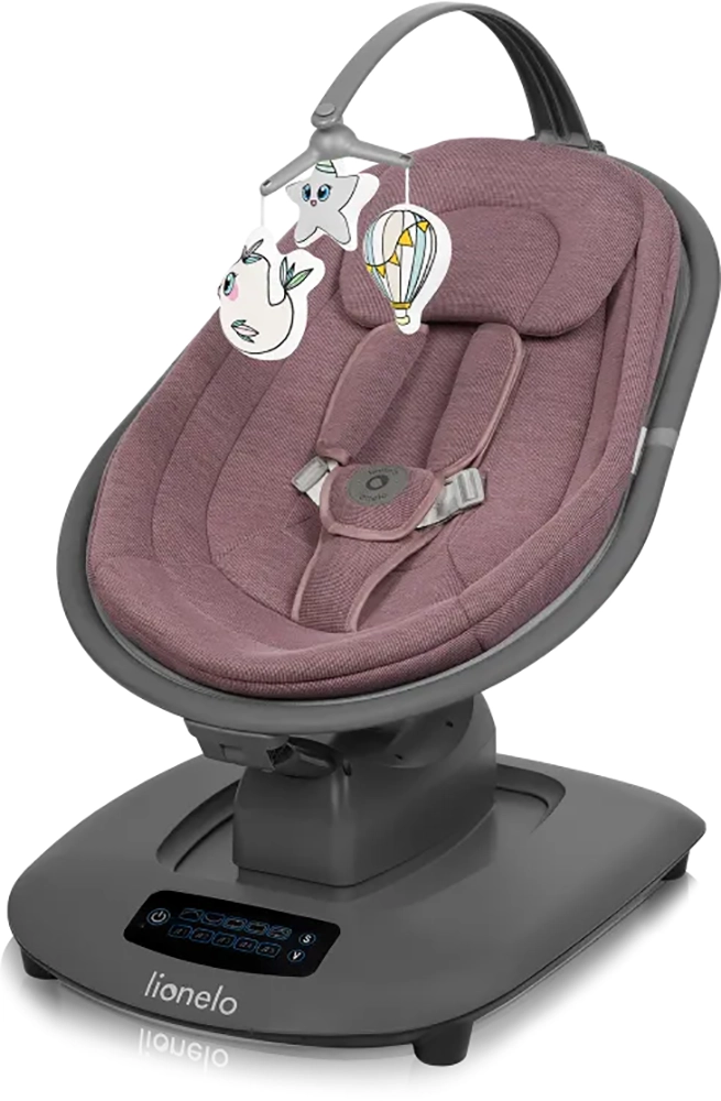 Детские электрокачели Lionelo Blossom Pink Mauve