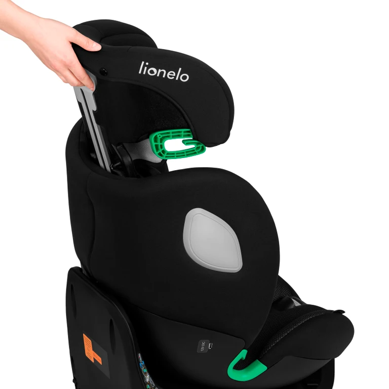 Автокрісло Lionelo Braam Air i-Size Black Carbon