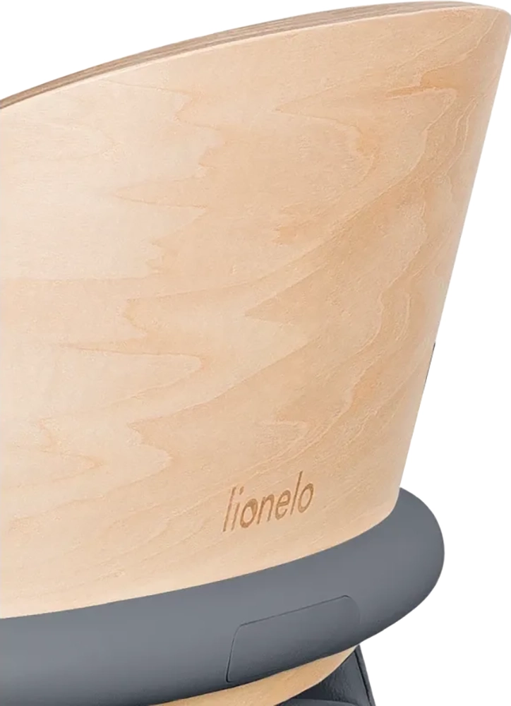 Стільчик для годування Lionelo Celia Grey Wood