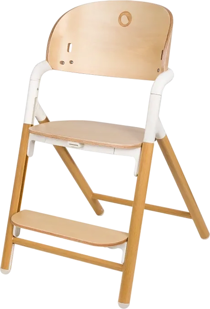 Стільчик для годування Lionelo Celia White Natural Wood