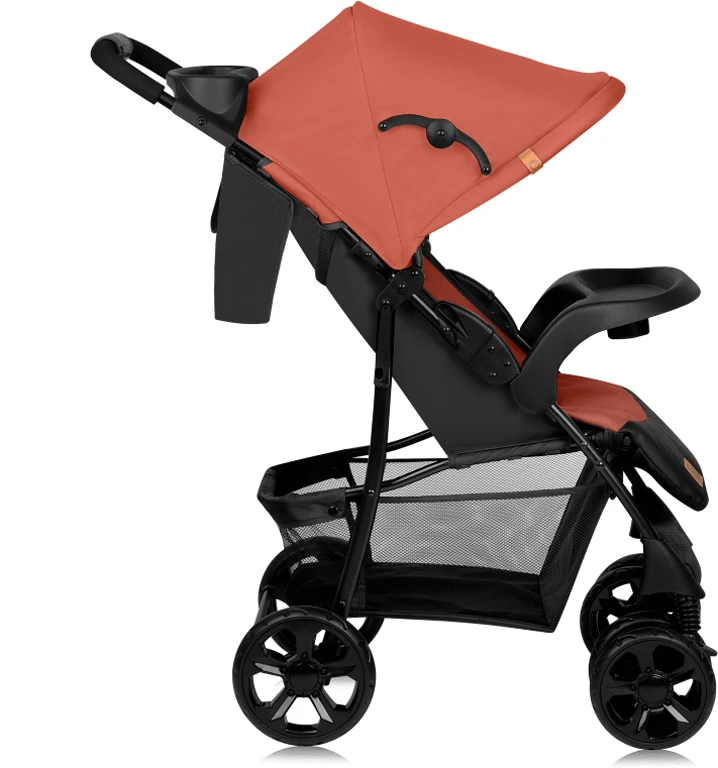 Прогулянковий візок Lionelo Emma Plus Coral Pink